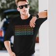 レトロ ヴィンテージ アンダーワールド 長袖tシャツ 長袖Tシャツ 彼への贈り物