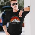 レトロ ヴィンテージ ポートランド オレゴン アンティーク調 長袖Tシャツ 彼への贈り物
