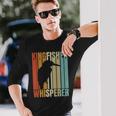 レトロカワセミ ささやき カワセミ 長袖tシャツ 長袖Tシャツ 彼への贈り物