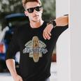 ロングボードサーフボードサーフィンサーファーレトロヴィンテージカリフォルニアusa 長袖tシャツ 長袖Tシャツ 彼への贈り物