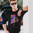 ロードアイランド州の地図 長袖tシャツ 長袖Tシャツ 彼への贈り物