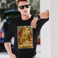 ヴィンテージ ジャマイカ ラム 広告ポスター ガール アルフォンス・ミュシャ 長袖Tシャツ 彼への贈り物