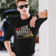 ヴィンテージ ソック モンキー コレクティブ キュート ソック モンキー 長袖Tシャツ 彼への贈り物