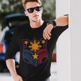 ヴィンテージ フィリピン ヘリテージ ピノイ トライバル シール 長袖Tシャツ 彼への贈り物
