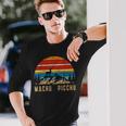 ヴィンテージ マチュピチュ製品 ペルーのお土産プリント 長袖Tシャツ 彼への贈り物