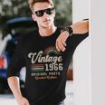 ヴィンテージ1966年、誕生年60年 レトロ 長袖Tシャツ 彼への贈り物