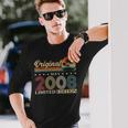 ヴィンテージカー 2008 年5月 18 歳の誕生日 2008 年のクラシックカー 長袖Tシャツ 彼への贈り物