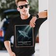 ヴィンテージブルーフィンツナ 5月2日世界デー 長袖Tシャツ 彼への贈り物