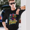 ヴェイパーウェーブ・ハック・ザ・プラネット 長袖Tシャツ 彼への贈り物