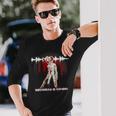 不気味なクリーチャーサイレンヘッド 長袖Tシャツ 彼への贈り物