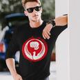 和道龍空手道 日本武道 長袖Tシャツ 彼への贈り物