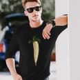 大根 ビーガン ベジタリアン 野菜 ラブ 大根 長袖Tシャツ 彼への贈り物