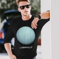 天王星tシャツ 天文学や宇宙愛好家へのギフトに最適 長袖Tシャツ 彼への贈り物