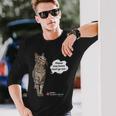 家にいてほしいねこ、うずら 猫 かわいい Cat 長袖Tシャツ 彼への贈り物