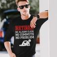 メンズ 引退 目覚まし時計 なし 通勤 問題なし 退 長袖Tシャツ 彼への贈り物