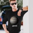 惑星ジュピター -太陽系の惑星 長袖Tシャツ 彼への贈り物