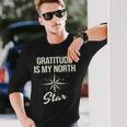 感謝の気持ち 私の北極星 天体観測 宇宙研究 長袖tシャツ 長袖Tシャツ 彼への贈り物