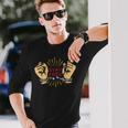 手錠ステイフリーtシャツ 伝統的な刑務所の刑務所休憩 長袖Tシャツ 彼への贈り物