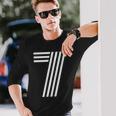数字 7 ラッキーナンバーセブン 長袖Tシャツ 彼への贈り物
