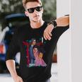 日本の神 イザナギとイザナミ 長袖Tシャツ 彼への贈り物