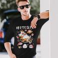 時すでにおすし 猫 お寿司 大好き イラスト かわいい 長袖Tシャツ 彼への贈り物