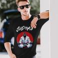 柔道ゴリラ 日本のグラップリング柔道家 長袖Tシャツ 彼への贈り物