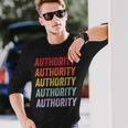 権限 長袖Tシャツ 彼への贈り物