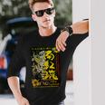 沖縄シーサー黄Fレトロ 長袖Tシャツ 彼への贈り物