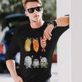 洗濯 する 寿司 すし たまご サーモン えび 長袖Tシャツ 彼への贈り物