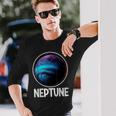 海王星 惑星 太陽系 天文学 長袖Tシャツ 彼への贈り物
