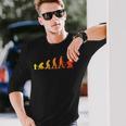 消防士進化ボランティア消防団キッズメン 長袖Tシャツ 彼への贈り物