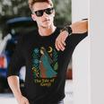 源氏物語 古典日本文学 平安宮廷 長袖tシャツ 長袖Tシャツ 彼への贈り物