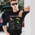 爬虫類愛好家 トカゲ 長袖Tシャツ 彼への贈り物