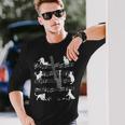猫好きのトロンボーン奏者のためのトロンボーン猫。 長袖Tシャツ 彼への贈り物