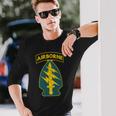 第1特殊部隊 アメリカ陸軍 グリーンベレー帽 空挺部隊f 退役軍 長袖Tシャツ 彼への贈り物