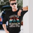 結婚25周年記念 Together 25 Years Forever To Go 長袖Tシャツ 彼への贈り物