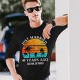 結婚記念日 結婚41年前 こんなに良い 長袖Tシャツ 彼への贈り物