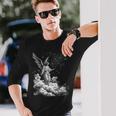 聖なる天使 シェムハメフォラッシュ ラファエル 長袖Tシャツ 彼への贈り物