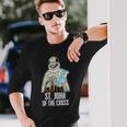 聖ヨハネ十字架カトリック 長袖Tシャツ 彼への贈り物