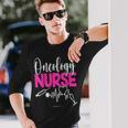 腫瘍看護師 看護 医療 がんセンター 長袖Tシャツ 彼への贈り物