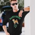 豆柴（柴犬） 長袖Tシャツ 彼への贈り物