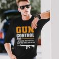 銃規制定義保安官 長袖Tシャツ 彼への贈り物