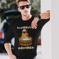 面白いtシャツ カピバラ 動物 メンズ かわいい おもしろ 面白い 服 ネタ 私は頑張らない お前が頑張れ 長袖tシャツ 長袖Tシャツ 彼への贈り物