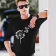 面白いtシャツ 柴犬 タンポポ イヌ わんこ メンズ 犬好き グッズ かわいい おもしろ 面白い 服 ネタ 長袖Tシャツ 彼への贈り物