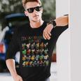 面白いイタリアンブレインロットキャラクターアルファベットミームブレインロット。 長袖Tシャツ 彼への贈り物