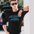 面白いシーラカンスス 魚愛好家 古典学者 長袖tシャツ 長袖Tシャツ 彼への贈り物