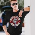 面白い総合格闘技オールドマンボクシングクラブコンバットスポーツアパレル 長袖Tシャツ 彼への贈り物