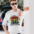 79歳ギフトtシャツ 1945年のベスト・オブ・レジェンド 1945年に誕生 長袖Tシャツ 彼への贈り物