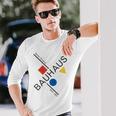Bauhausムーブメントtシャツ、1923年建築作品。 長袖Tシャツ 彼への贈り物