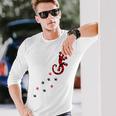 Gecko Footprint ハイビスカスフラワー ハワイサーフスタイルtシャツ 長袖Tシャツ 彼への贈り物